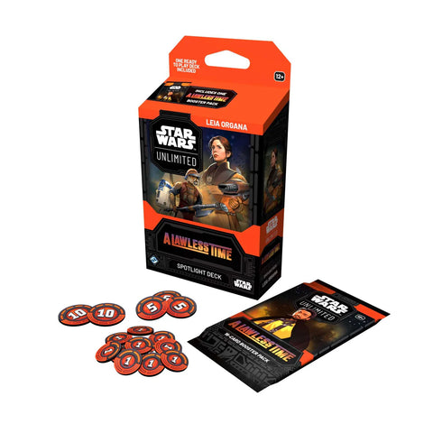 Star Wars Unlimited A Lawless Time Set 7 Spotlight Deck Leia Organa
