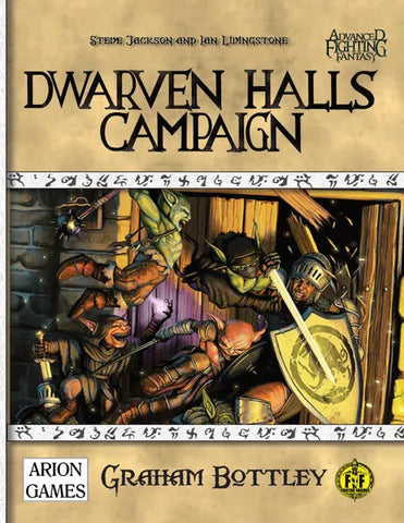 Advanced Fighting Fantasy: Dwarven Halls Campaign (hardcover) + complimentary PDF